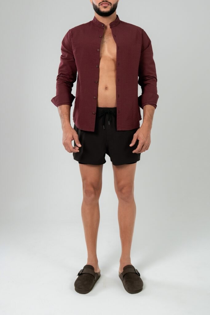 DUSKITTEN GHOSTWAVE · Swim Shorts — campaign shot 3