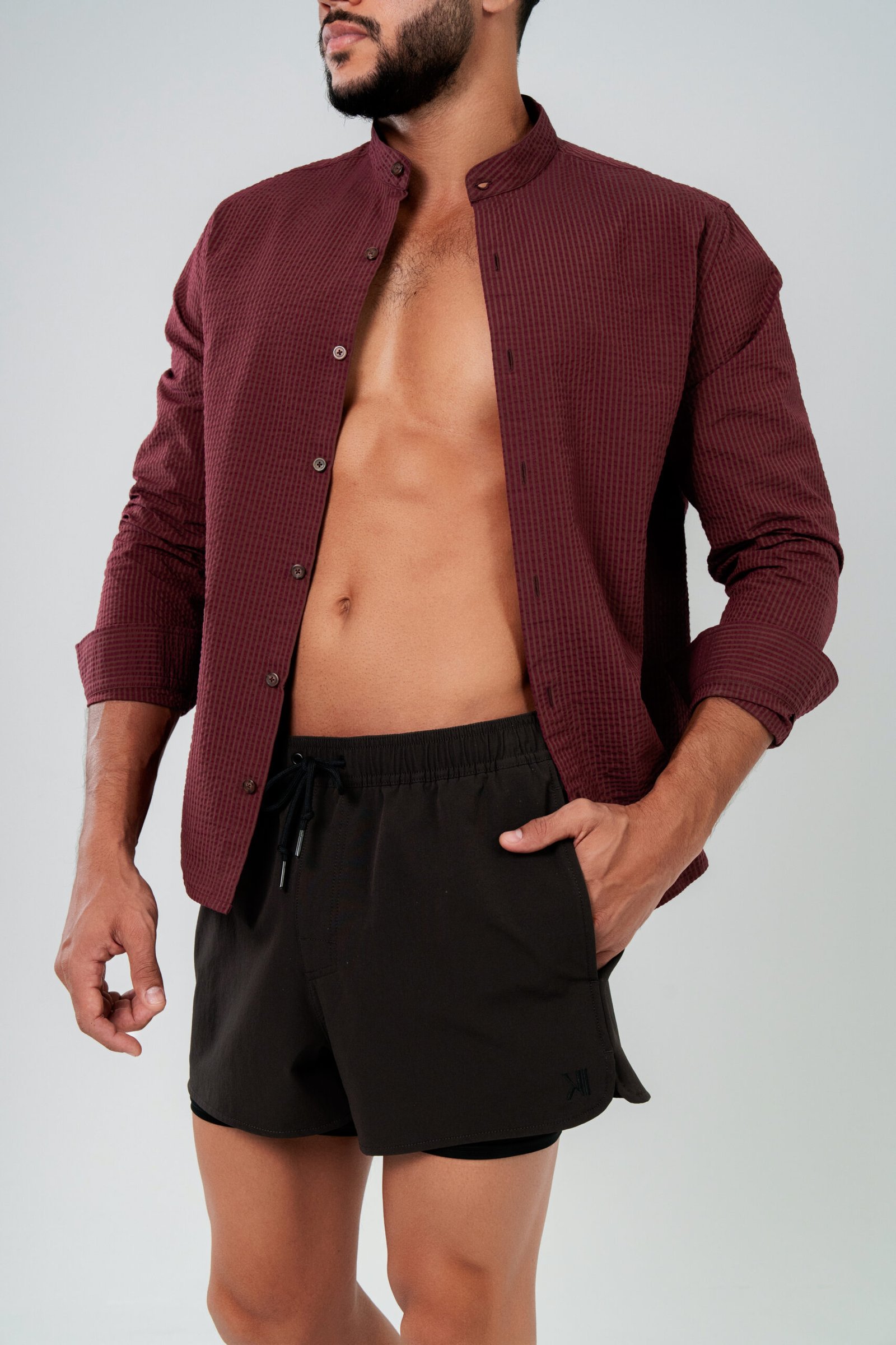 DUSKITTEN GHOSTWAVE · Swim Shorts — campaign shot 1